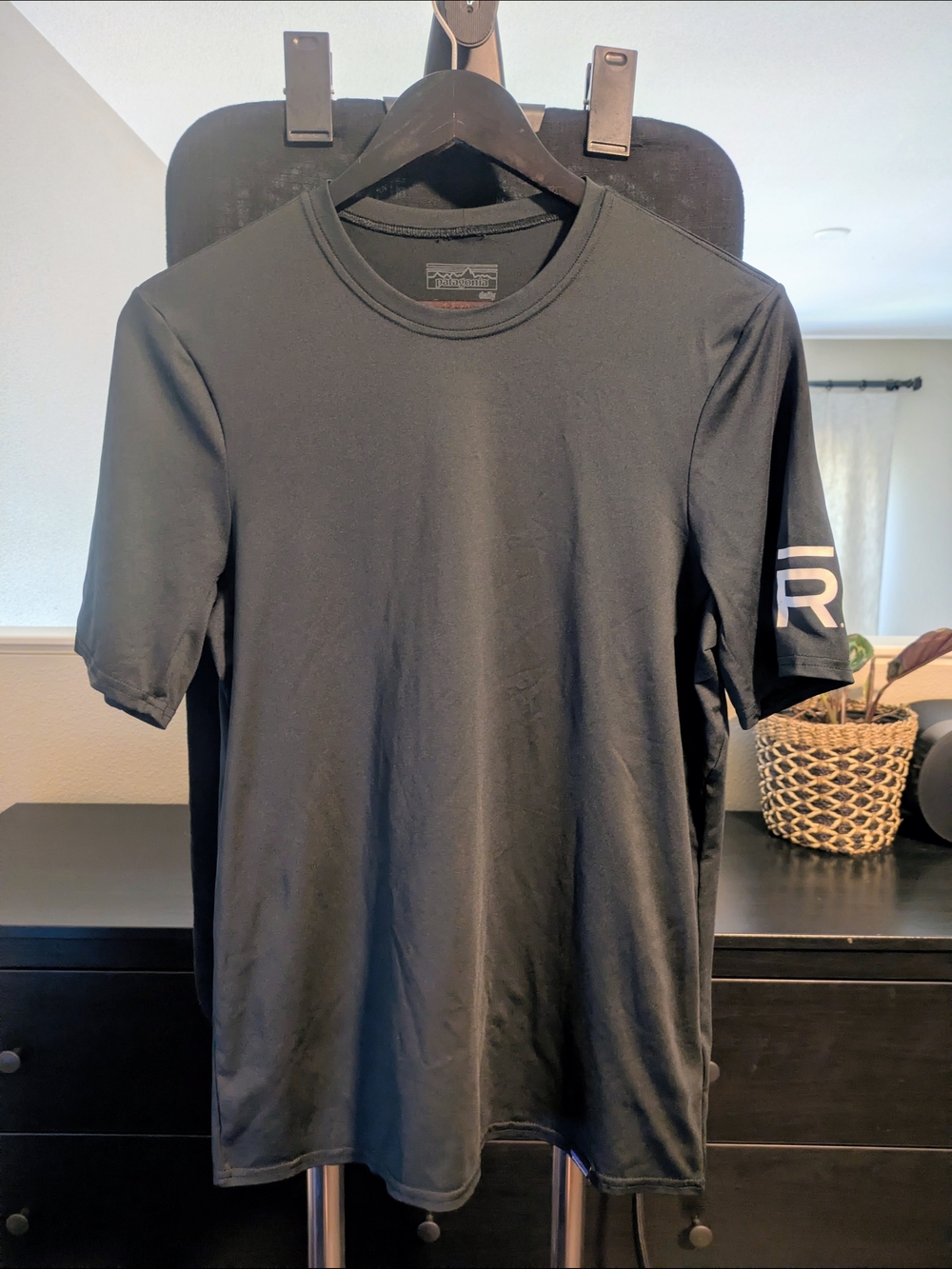 Patagonia Capilene Base Layer Tee in Black